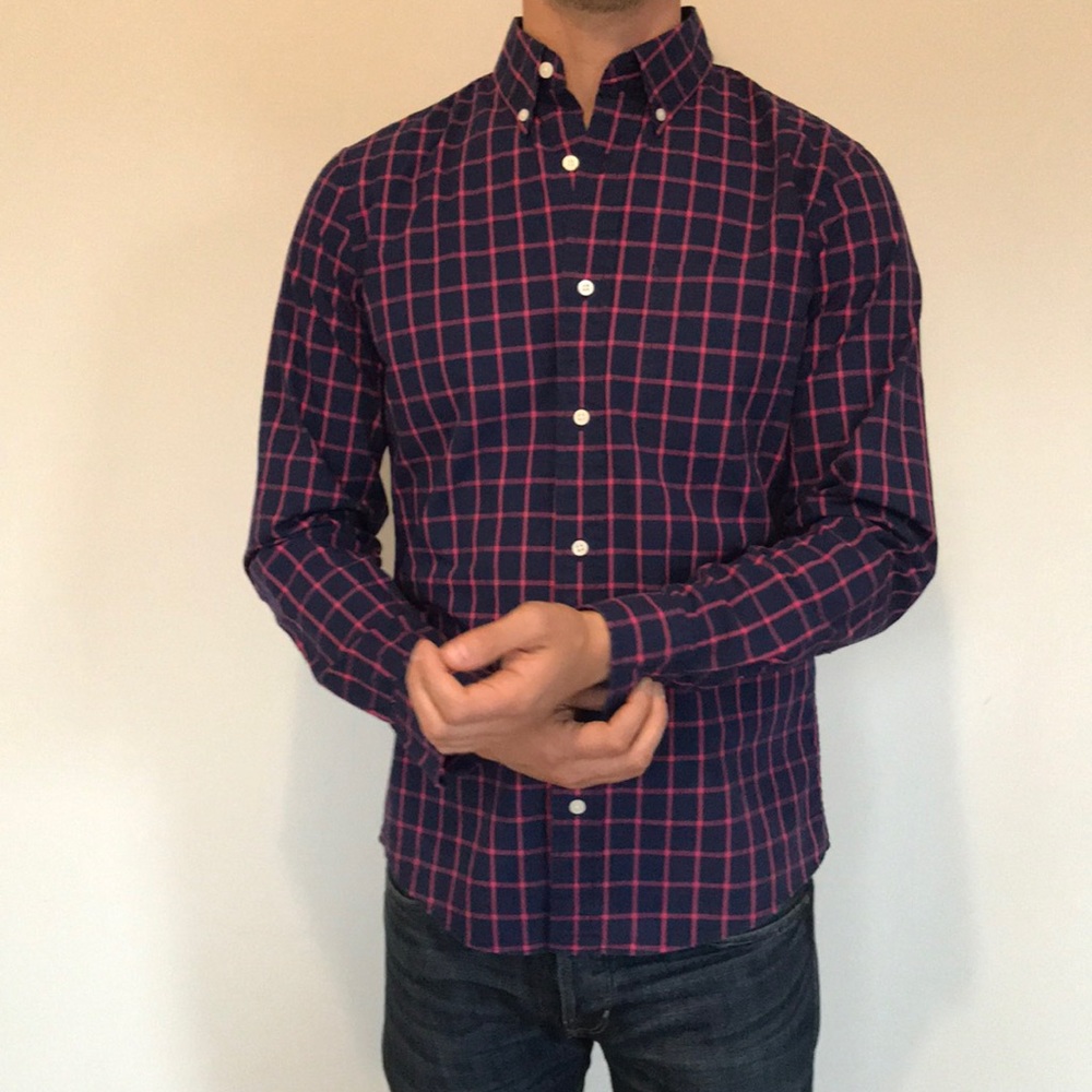JACK SPADE plaid button down